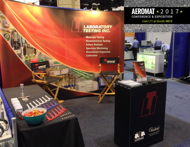 See LTI at AeroMat in Booth 613 Laboratory Testing Inc.
