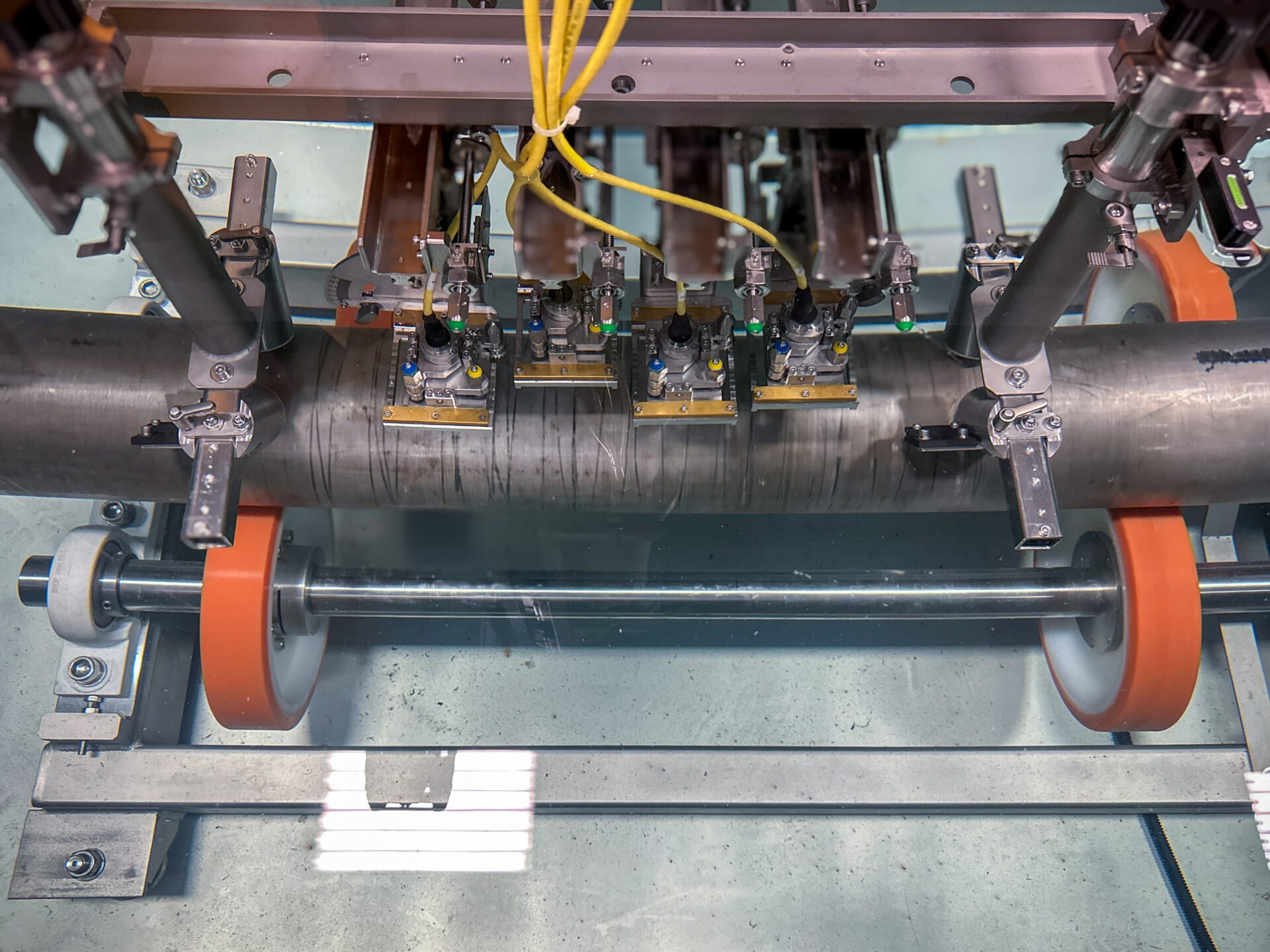 LTI bar billet rotator ultrasonic probes